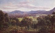 Eugene Guerard Spring in the valley of Mitta Mitta,with the Bogong Ranges in the distance oil painting reproduction